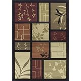 Dalyn Rugs Carlisle CR 02 3 Feet 3 Inch by 5 Feet 1 Inch Area Rug Black