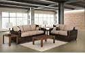 Seattle Moon 7-pcs Living Room Set in Hazelnut Color. *** FREE SHIPPING *** Include Sofa, Loveseat, 3pcs Coffee End Table and 2 Contemporary Lamps MSRP$1299