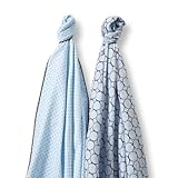 [スワドルデザインズ] SWADDLE DESIGNS おくるみ２枚ギフトセット[海外直送品] (ブルー)