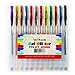 Gel Glitter Pens by Two Rascals - Premium Art Pens - 12 Smooth, Vibrant Colors