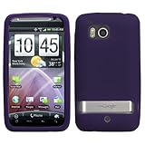 HTC ThunderBolt (Droid Incredible HD) Silicone Skin Case - Purple