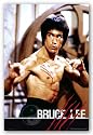 Bruce Lee Fight 24"x36" Art Print Poster