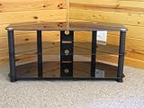 New 3 Tier Black Glass 21 to 56 LCD LED Plasma DLP TV Media Stand Samsung Sony Vizio Sharp