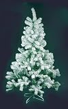 Sapin de Noël artificiel ENNEIGE- FLOQUE- 1M50 232 Branches - NOUVEAU MODELE 2012