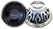 Audiobahn 15-Inch Dual 4 ohm Natural Sound Series Car Subwoofer (AW1571J)