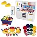 Kidkraft Deluxe Let's Cook Kitchen Plus Learning Resources Pretend and Play Food Accesory Bundle