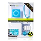Simplism iPod shuffle 4th 用 スターターパック シリコンケース USB充電器付属 Starter Pack for iPod shufle 4th ブルー TR-SPSFL4-BL