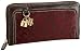 Tommy Hilfiger Leeds Large Zip-Around Wallet,Oxblood/Java,one size