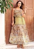 Jessica London Plus Size Tiered Maxi Dress