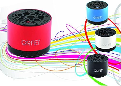 ORFEI BeatZeR Classic Portable Wireless Bluetooth Speaker, Powerful Sound with 10 Hour Battery Life , works with iPhone, iPad, Samsung, Nexus, HTC, Nokia, Laptops, PC and More (Blue)