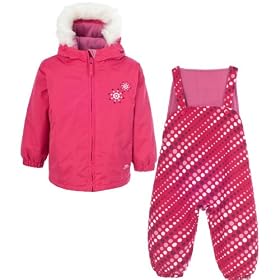 Trespass Iggle Snow Suit - Cassis/Cassis Dot