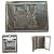 NCAA Officially Licensed Genuine Leather Tri-Fold Wallet -Black