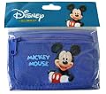 Disney Character Kids Wallet - Mickey Mouse Children's Tri-fold Wallet - Blue