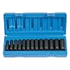 Grey Pneumatic Corp 1213MD 3/8'' Drive Deep Length Metric Set - 13 Piece