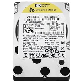 Western Digital VelociRaptor 600GB SATA II 10,000 RPM 32MB Cache 2.5 inch Internal Hard Drive OEM