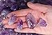 Fantasia Materials: 1 lb Amethyst High Grade Rough from Brazil - (Select from 3 Grades) - 'AA' Grade Semi Point - Raw Natural Crystals for Cabbing, Cutting, Tumbling, Polishing, Wire Wrapping, Reiki
