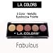 LOT of 5 designer metalic eye shadows with 25 colors EYEshadow palette