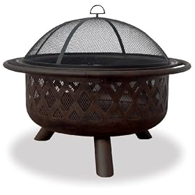 Blue Rhino Oil Rubbed Bronze Outdoor Firebowl by 