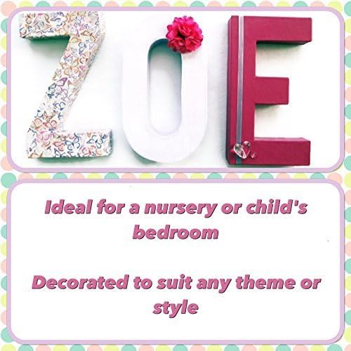 Wooden nursery letters baby name block letters