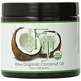 Organic Fiji  Raw Organic Coconut Oil, 13-Ounce Jars