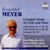 Krzysztof Meyer: Complete Works for Cello and Piano