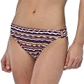 Mossimo&reg; Black Women's Bandeau Stripe Bikini Bottom - Burgundy
