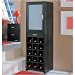 15 Section Wine Cabinet by Organize It All - Espresso