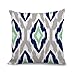 wendana Decorative Ikat Pillow Covers Blue Geometric Throw Pillow Covers 18 x 18 Farmhouse Decor Accent Pillows Cushion Covers for Sofa
