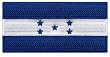 Honduras Flag Embroidered Patch Iron-On Honduran Catracho National Emblem