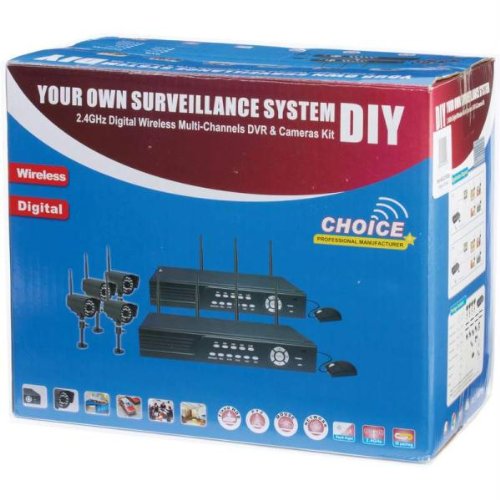 Do-It-Yourself 4 Camera Outdoor Wireless Security System Do-It-Yourself 4 Camera Outdoor Wireless Security System