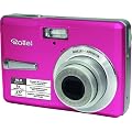 Rollei Compactline 101 Digitalkamera (10 Megapixel, 3-fach opt. Zoom, 6,4 cm (2,5 Zoll) Display) rosa