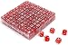 16mm Clear Red Dice - Set of 800