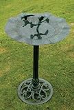 Cast Aluminium Birdbath Antique Verd 1031e
