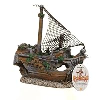 Marina Ornament Sunken Galleon, Large