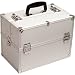 HIKER Makeup Case HK3501 Professional Artist Train, 4 Trays with Adjustable Dividers, Locking, Silver Dot RS.8799.00