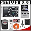 Olympus Stylus 9000 10x Zoom Digital Camera (Black) + 2GB xD Memory Card + Li-50 Battery + Case + Cameta Bonus Accessory Kit
