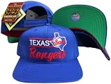 Texas Rangers Royal Blue Snapback Adjustable Plastic Snap Back Hat / Cap