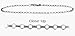 10 Karat White Gold 10 Inch Belcher Style Anklet