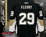 Marc-Andre Fleury Pittsburgh Penguins Autographed/Hand Signed Black Reebok Premier Jersey
