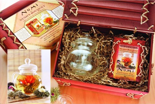 Numi Tea Bamboo Flowering Tea Gift Set [Amazon Frustration-Free Packaging]
