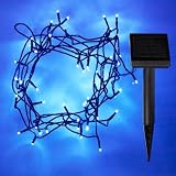 Solar Fairy Lights, 50 Blue LED