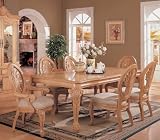 7pc Dining Table & Chairs Set with Ball & Claw Design Legs Antique White Finish Review