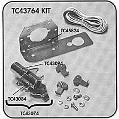 4-pole Trailer Connector Kit (3808-5802214) - Type: Tow Vehicle Side Only by General-trailer Works