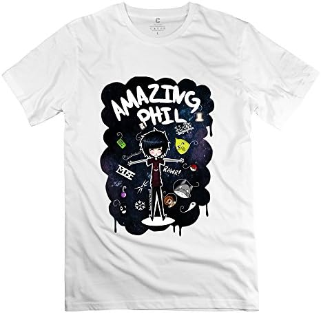 Dan And Phil Men's 100% Cotton T Shirts White S
