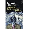L'angoisse de la premi�re phrase