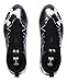 Under Armour Boy's Hammer Mid RM Junior Football Cleat Black/White Size 1 M US