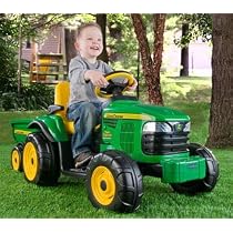 John Deere Turf Tractor with Trailer