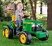 John Deere Turf Tractor with Trailer