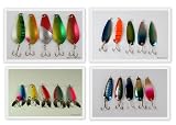 Lot of 20 New 3 Spoon Fishing Lures
