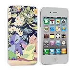Lilo and Stitch dancing Case Cover Your iPhone 4/4S Case and iPhone 4 Case ( Black Hard Plastic )